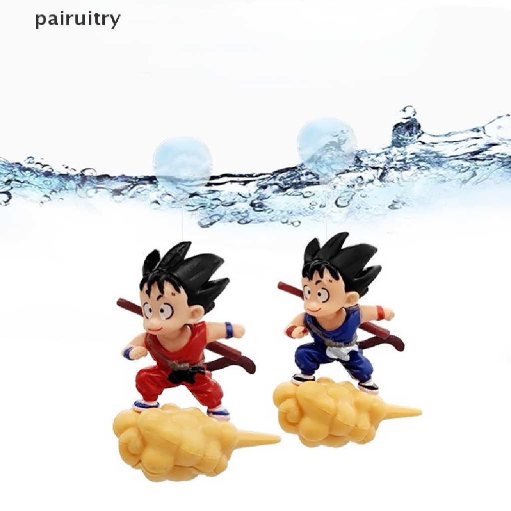 Prt Aksesoris Dekor Aquarium Son-Goku Duduk Di Awan Action Float Figurines PRT