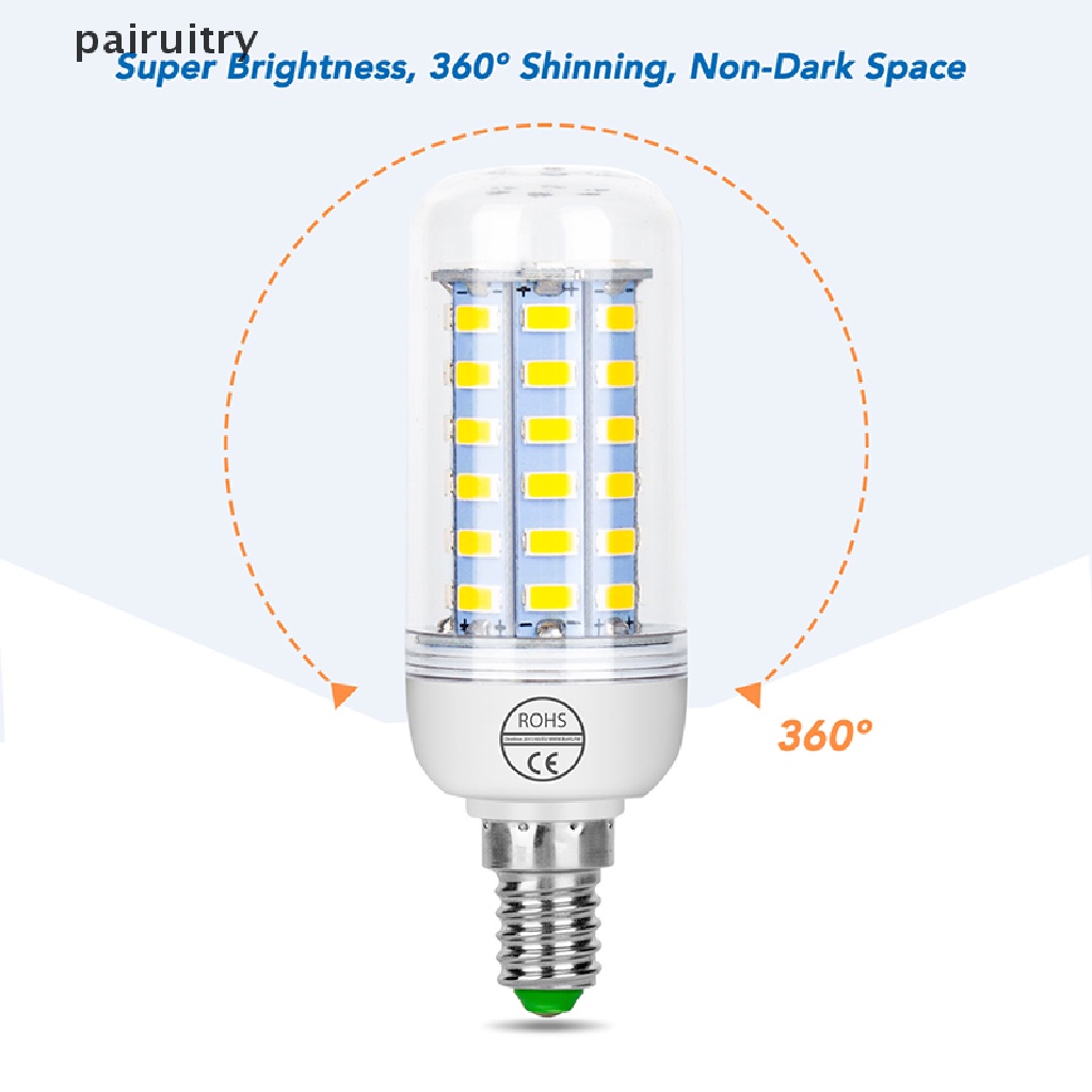 Lampu Bohlam Jagung LED PRT E27 E14 7W 9W 12W 15W 20W 25W 5730smd Cahaya Lampu Bohlam Jagung warm white PRT