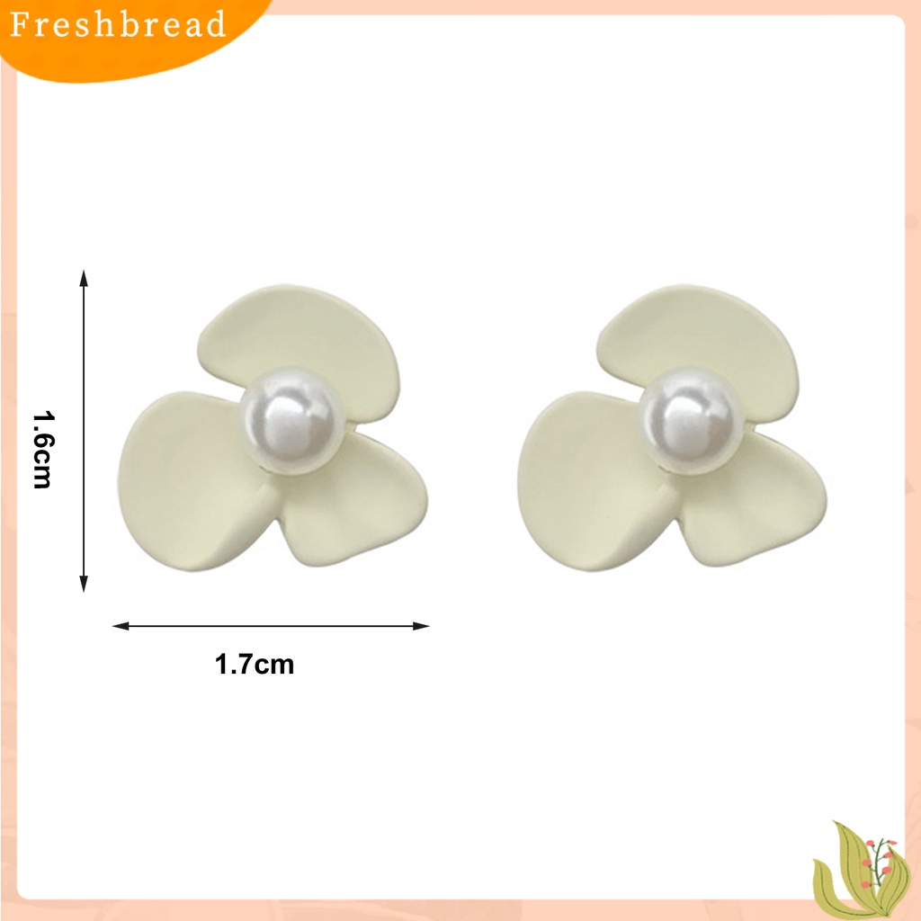 &lt; Freshbread &gt; 1pasang Klip Telinga Pengerjaan Halus Semua Pertandingan Menarik Eye-catching Shiny Dress Up Sederhana Indah Anting-Anting Aksesoris Untuk Kehidupan Sehari-Hari