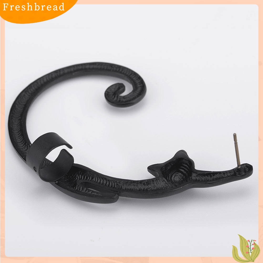 &lt; Freshbread &gt; 1Pc Fashion Wanita Kartun Kucing Anting Tindik Telinga Manset Bungkus Perhiasan Pesta