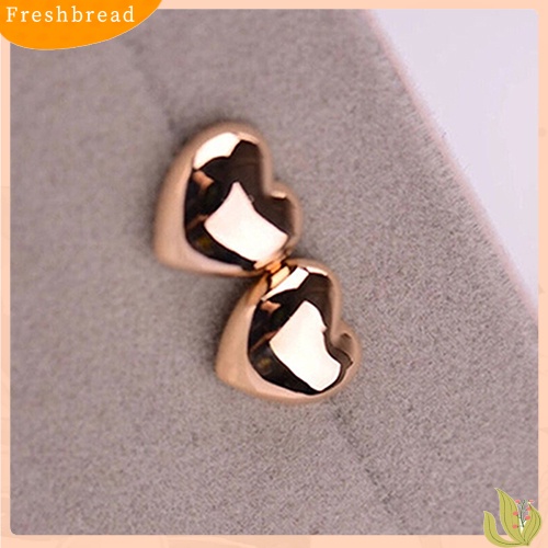 &lt; Freshbread &gt; 1pasang Fashion Wanita Lucu Hati Kecil Pesona Telinga Stud Anting Perhiasan Hadiah Xmas