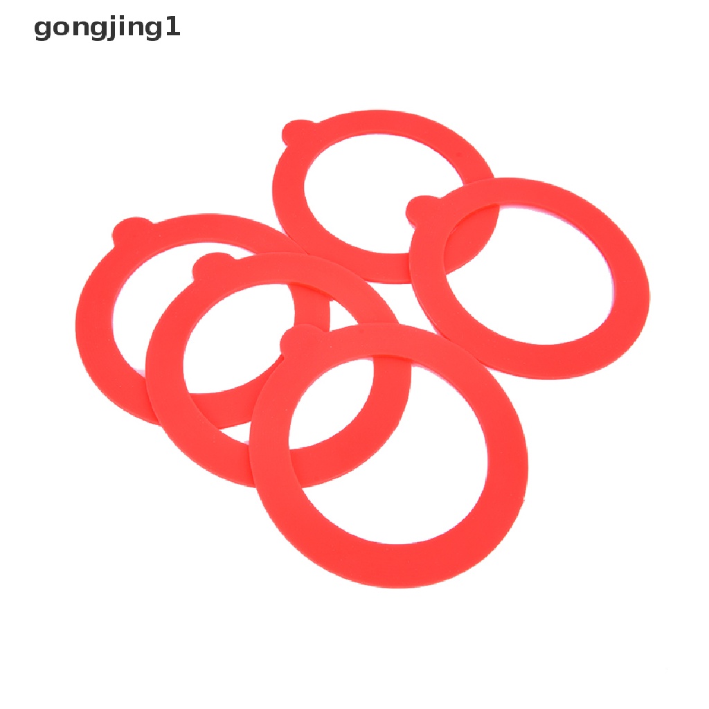 Ggg 5Pcs Gasket Toples Silikon Food Storege Jars Pengganti Kedap Udara Anti Bocor ID