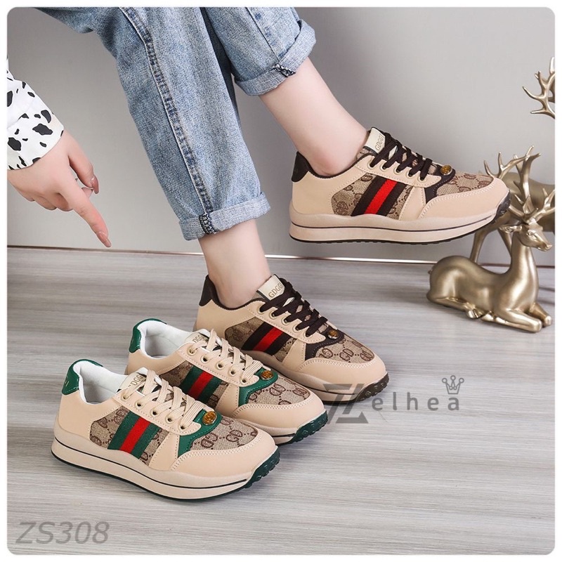 (HZ) Sneakers Shoes Premium Sepatu Wanita ZS308