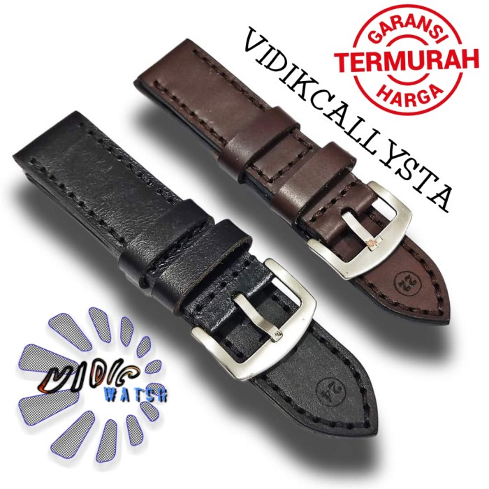 NEW STRAP TALI JAM TANGAN KULIT ASLI HOMEMADE BERKUALITAS 22MM 24MM 22 24