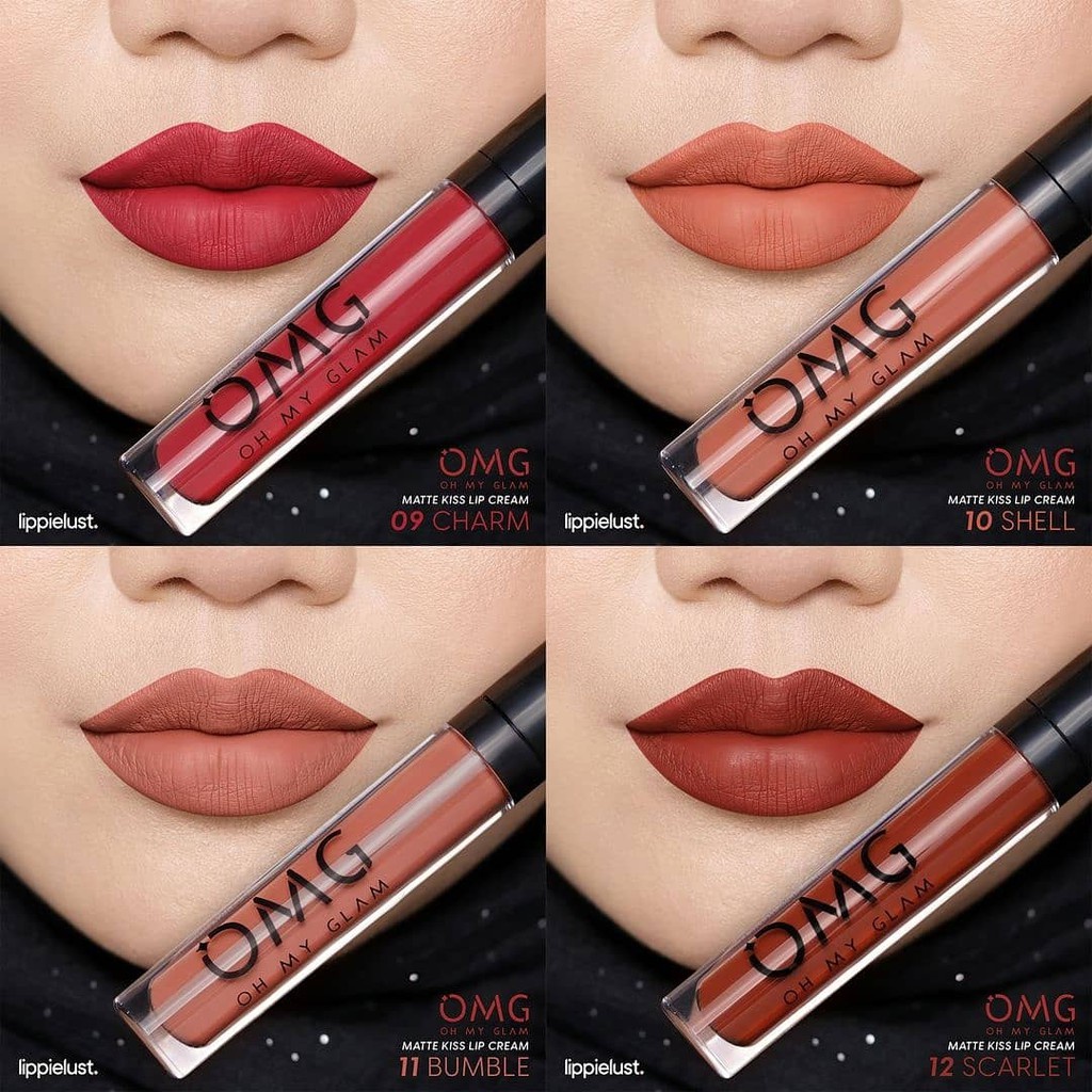 ❤ MEMEY ❤ OMG Oh My Glam Matte Kiss Lip Cream 3.5g