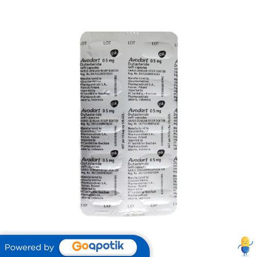 AVODART 0.5 MG STRIP 10 KAPSUL