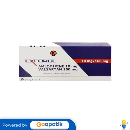 EXFORGE 10/160 MG BOX 28 TABLET