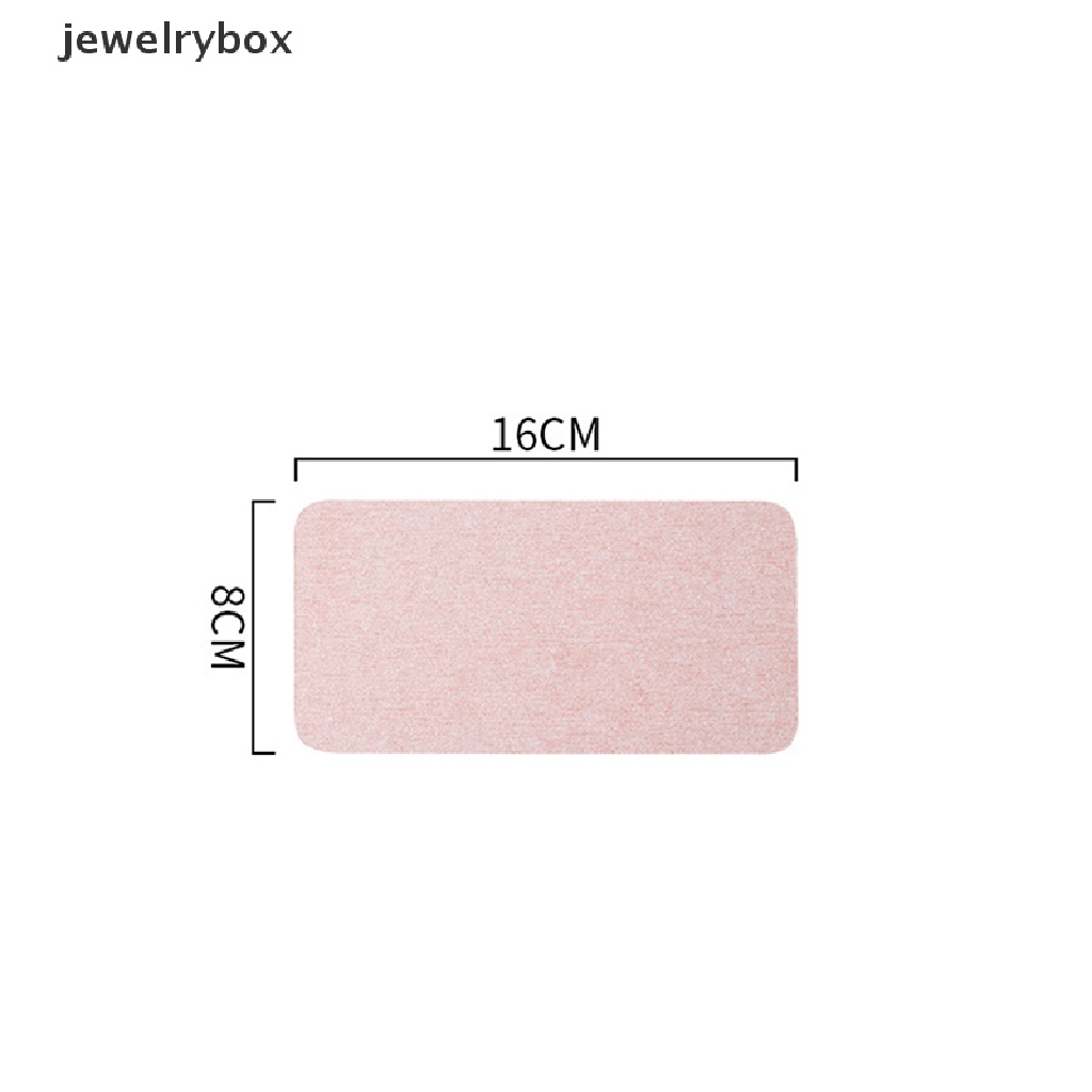 [jewelrybox] Home Diatomite Mat Alas Penyerap Air Tahan Panas Coaster Diatomaceous Earth Kitchen Sink Faucet Mat Non Slip Cepat Kering Butik