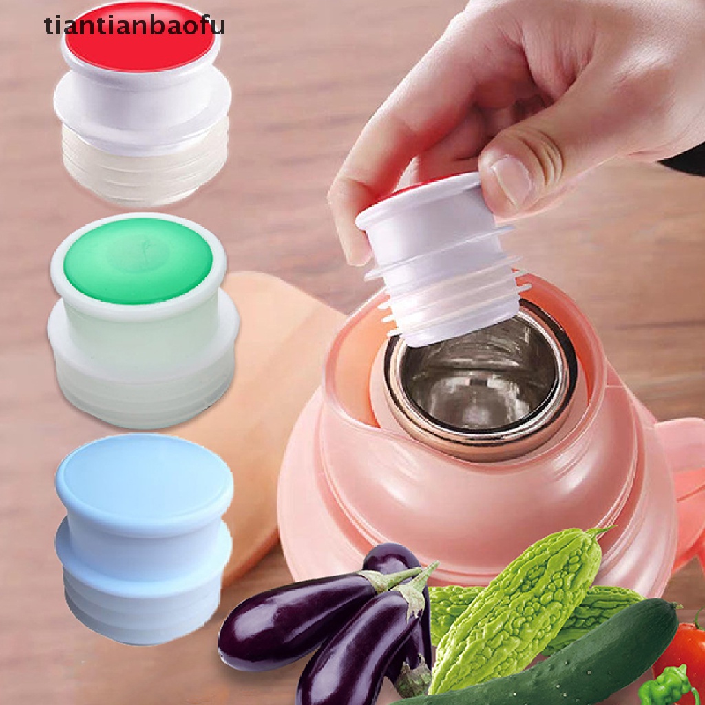 [tiantianbaofu] 2/4pcs Food Grade Silikon Termos Botol Stopper Pengganti Bagian Ketel Butik