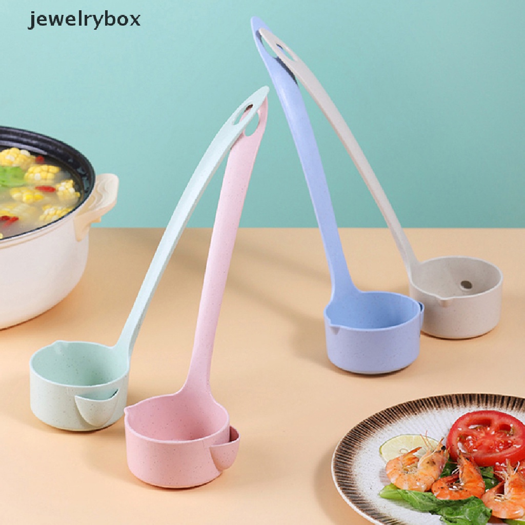 [jewelrybox] Handle Soup Spoon Sendok Pemisah Minyak Sup Colander Spoon Filter Grease Spoon Butik