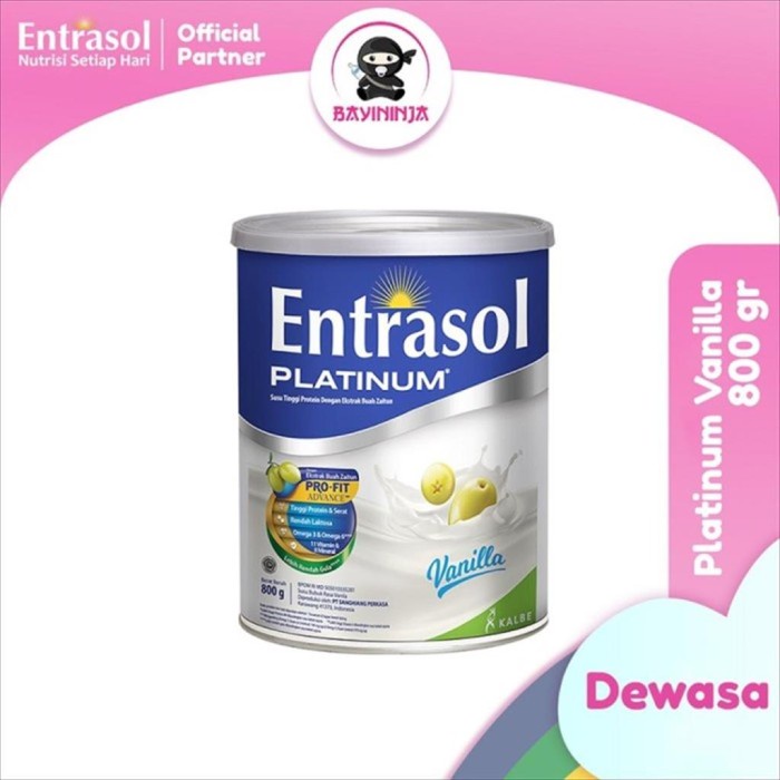 

[Powder Drink]-Aneka Rasa ENTRASOL Platinum Vanilla tin 800 g