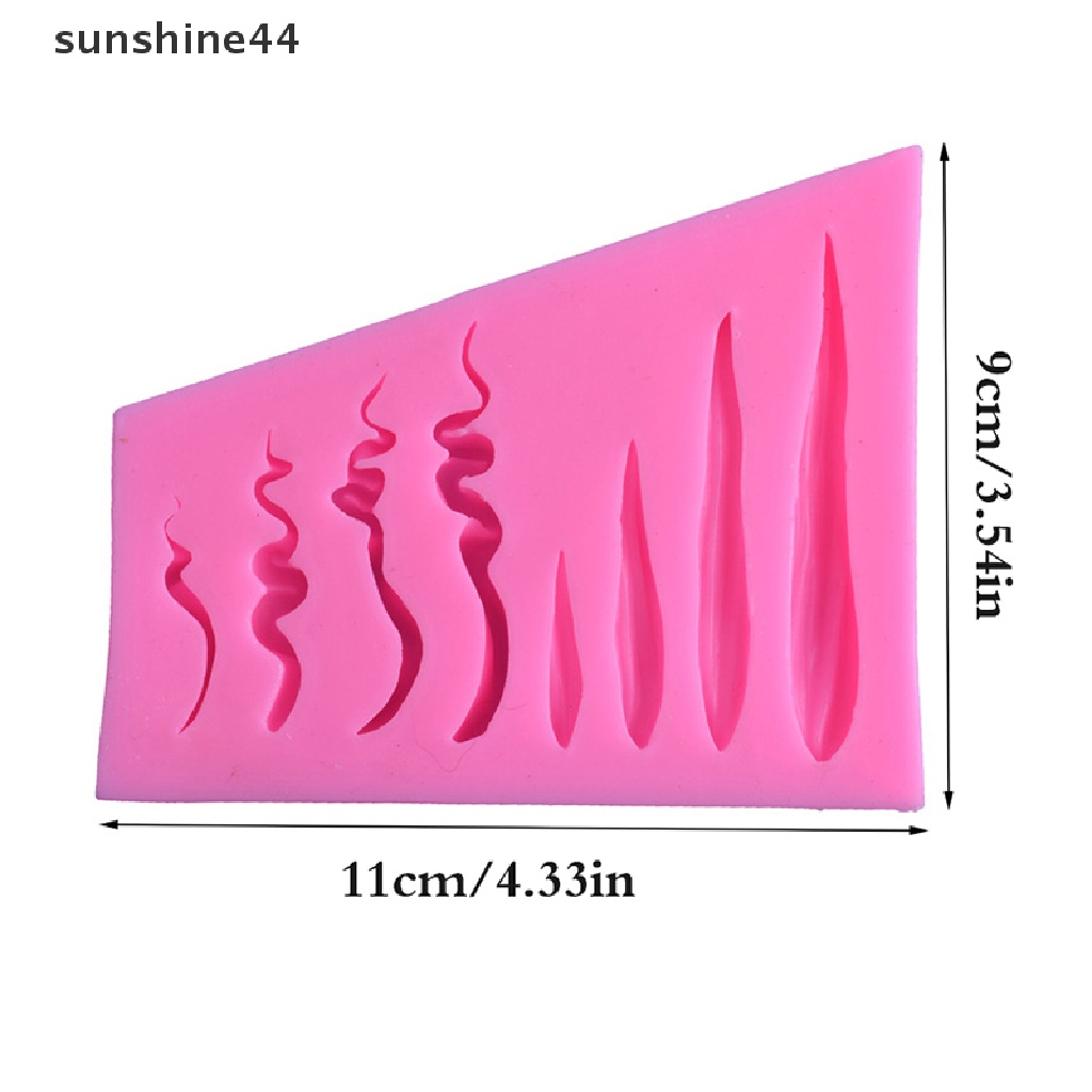 Sunshine Cetakan Silikon Bentuk Rambut Untuk Dekorasi Kue Bakeware Sugarcraft Baking Tools ID