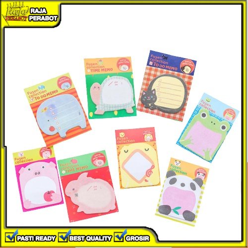 

[RPB] STICKY NOTES TEMPELAN CATATAN KERTAS KARAKTER ANIMAL