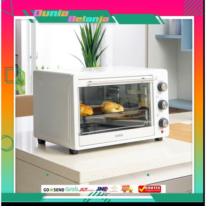 Kris oven toaster 32 liter warna putih&Hitam