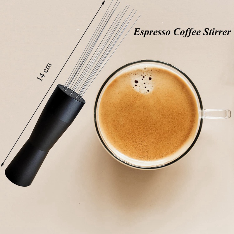 Alat Perata Distributor Tamper Bubuk Kopi Alat Perata WDT Alat Pengaduk Espresso Stirring Tool Stainless Steel