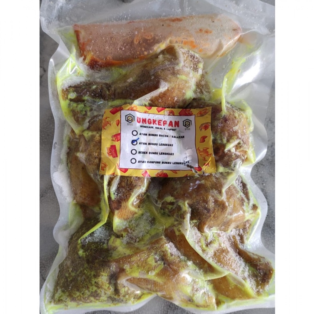 Ayam Ungkep Vacum Bumbu Lengkuas Plus Sambal 1 Ekor