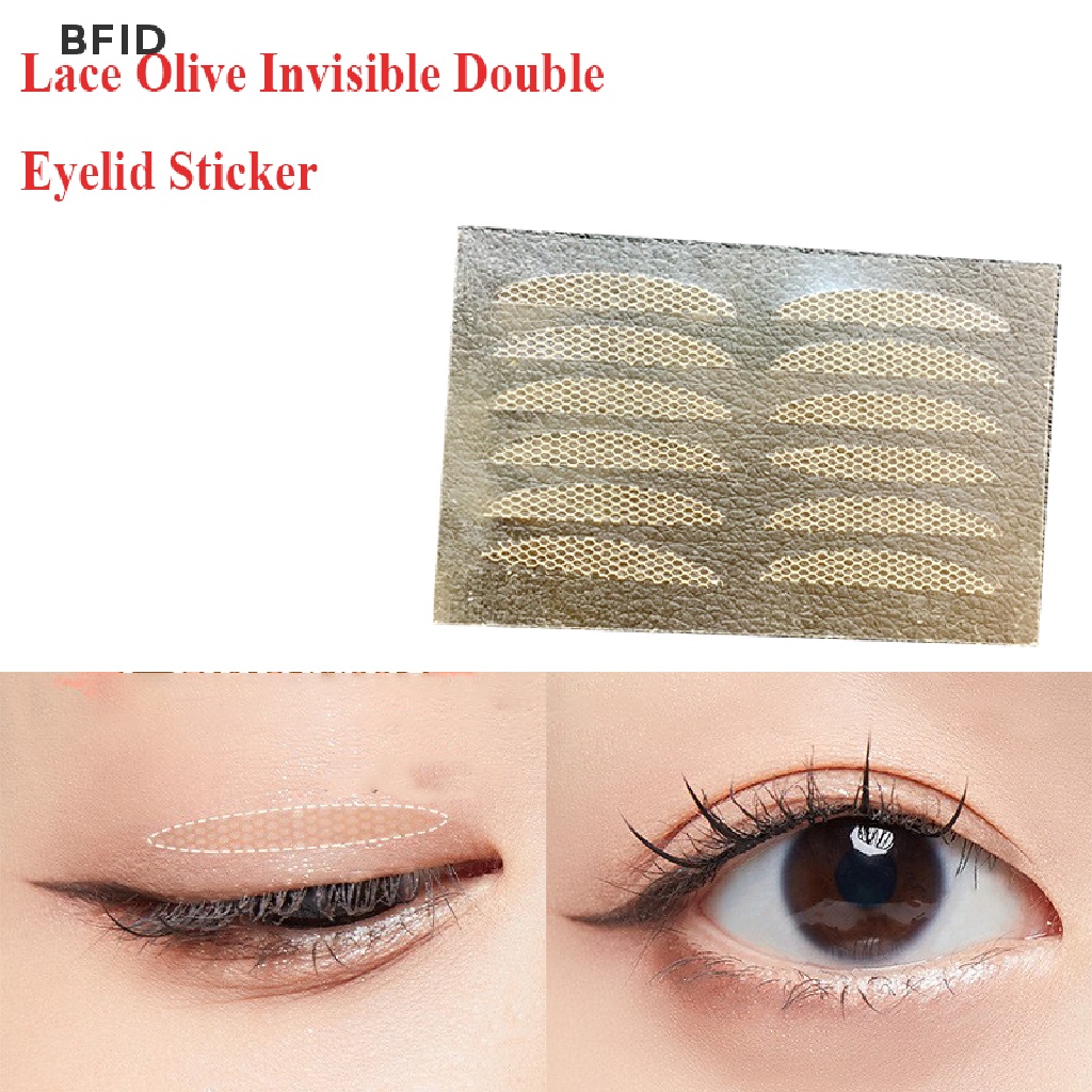 [BFID] 1pak Stiker Kelopak Mata Ganda Sticker Invisible Double Eyelid Lace Sticker Transp [ID]