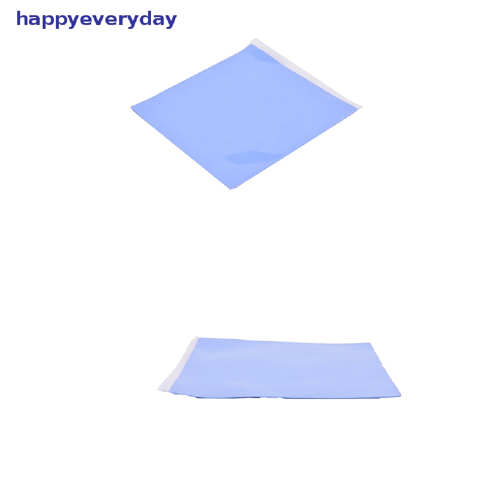 [happy] Biru GPU CPU Heatsink Pendingin Thermal Conductive Silicone Pad100mmx100mmx0.5mm [ID]