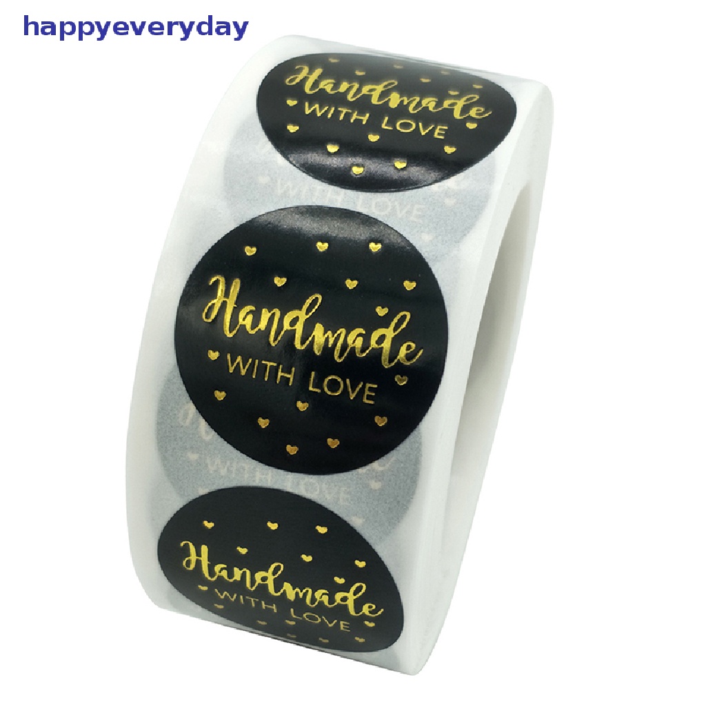 [happy] 500pcs/roll Stiker Thank You Untuk Label Segel er Stationery Sticker Yh New [ID]