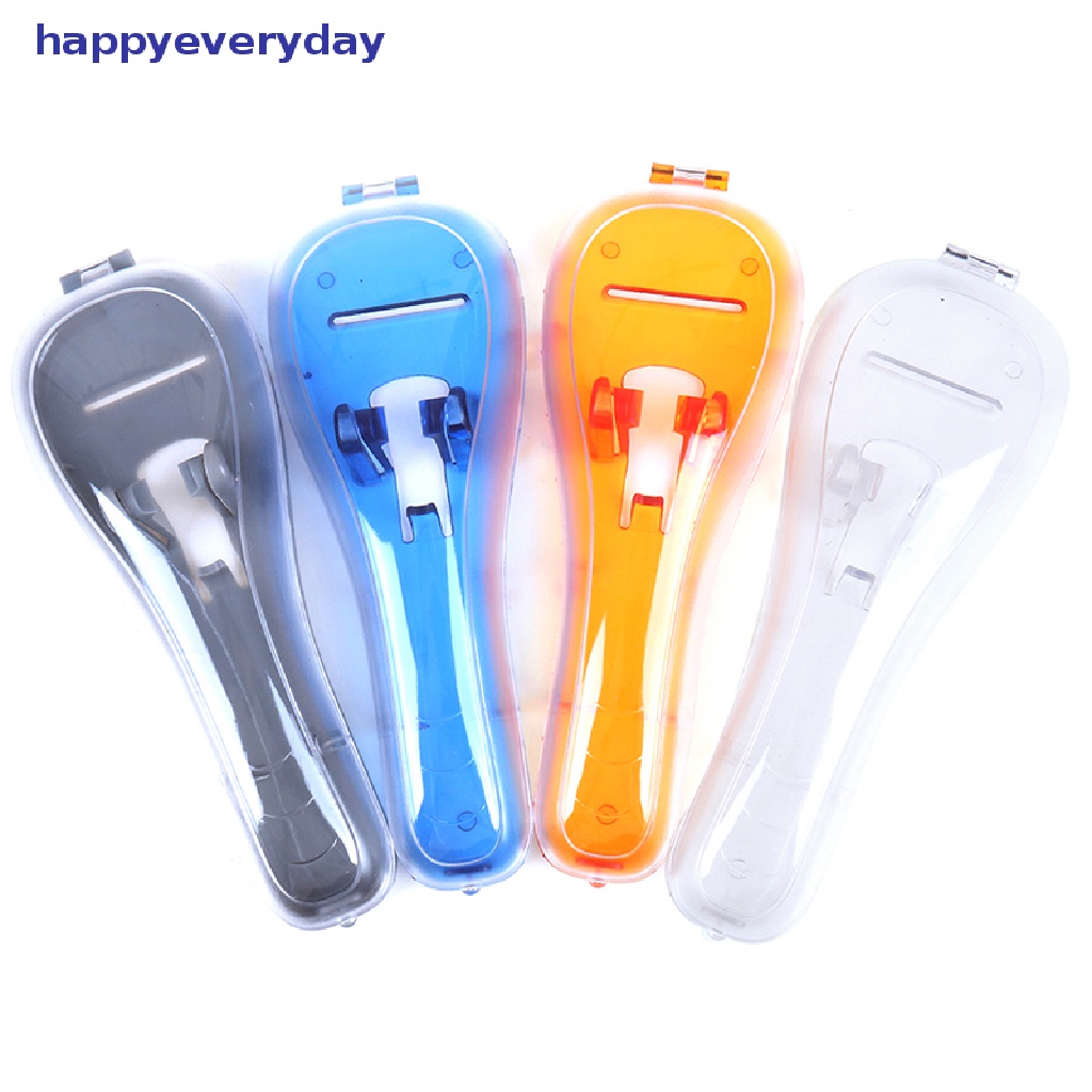 [happy] Alat Cukur Plastik Pria Razor Case Hand Holder Kotak Penyimpanan Travel [ID]