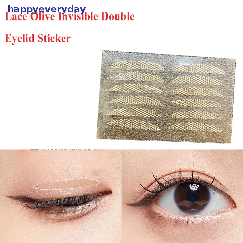 [happy] 1pack Stiker Kelopak Mata Ganda Sticker Invisible Double Eyelid Lace Sticker Transp [ID]