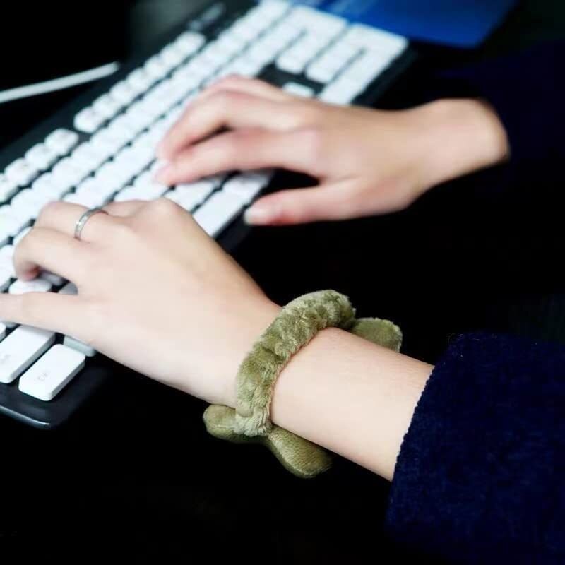 Bantalan Penyangga Penjaga Pergelangan Tangan Mini Bisa Bergerak Bebas Bantal Pelindung Pergelangan Tangan Keyboard Komputer Kantor Mouse Laptop Komputer Game Wrist Guard