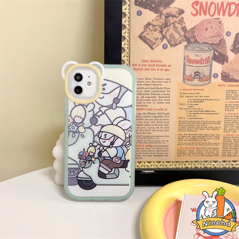 IPHONE Casing Kompatibel Untuk Iphone14 13 12 11 Pro Max X Xr Xs Max SE 8 7 6 6s Plus Ins Casing Ponsel Lucu Motif Kartun Silikon TPU Soft Case Shockproof Bumper Casing Cover Pelindung