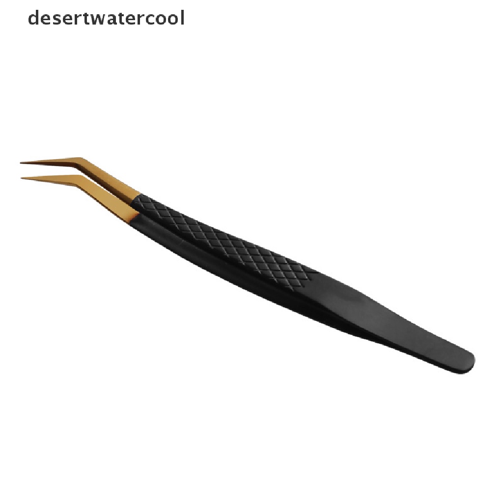 Deid 1pcs Pinset Bulu Mata Anti Statis Profesional Pincet Eyelash Extension Tweezer Martijn