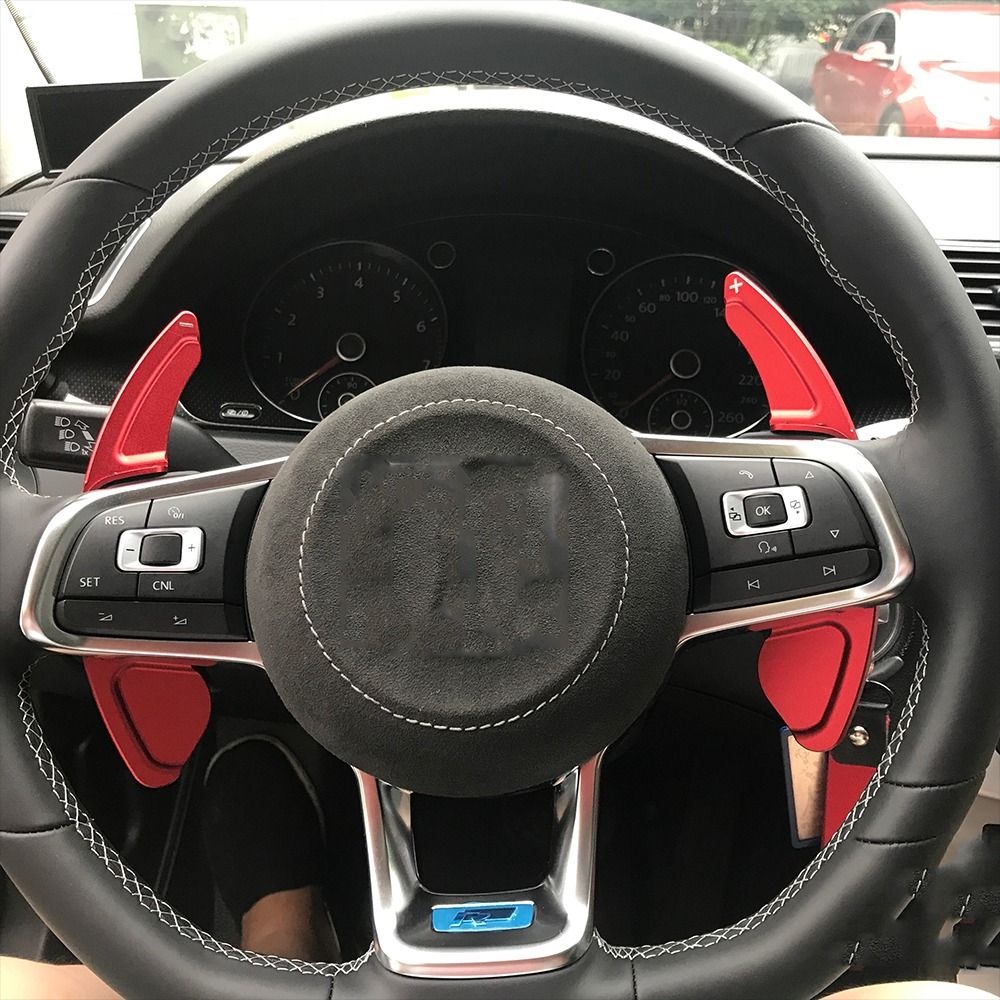 Lanfy Setir Otomatis Dayung Untuk Golf7Lampung Paduan Aluminium Paduan Perpanjangan Alat Interior Mobil Dekorasi Extension Shifter