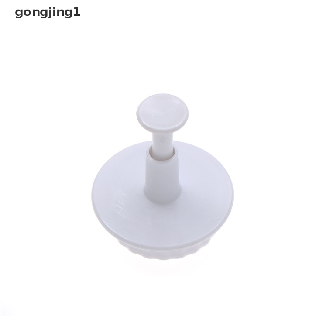 Ggg 3Pcs Shell Shape Plunger Cutter Fondant Alat Dekorasi Kue Cetakan Kue SugarCraft ID