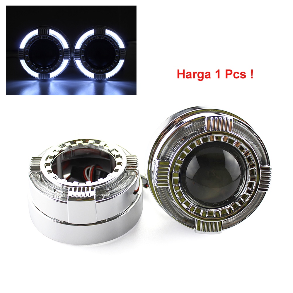 Shroud Projector Projie HID LED WST 2.5&quot; Inch Cree Angel Eye LED