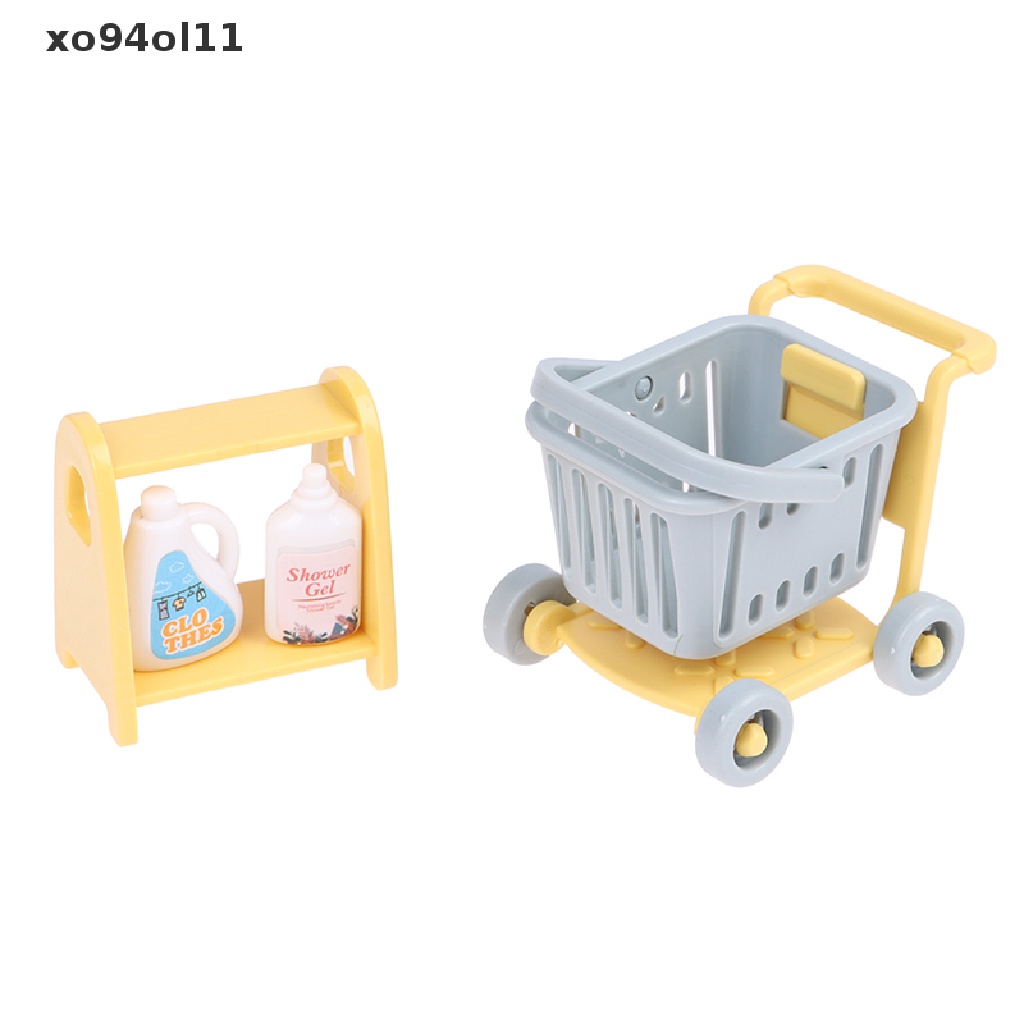 Xo 1: 12rumah Boneka Miniatura Furniture Hutan Hewan Keluarga Villa Furniture Set DIY OL