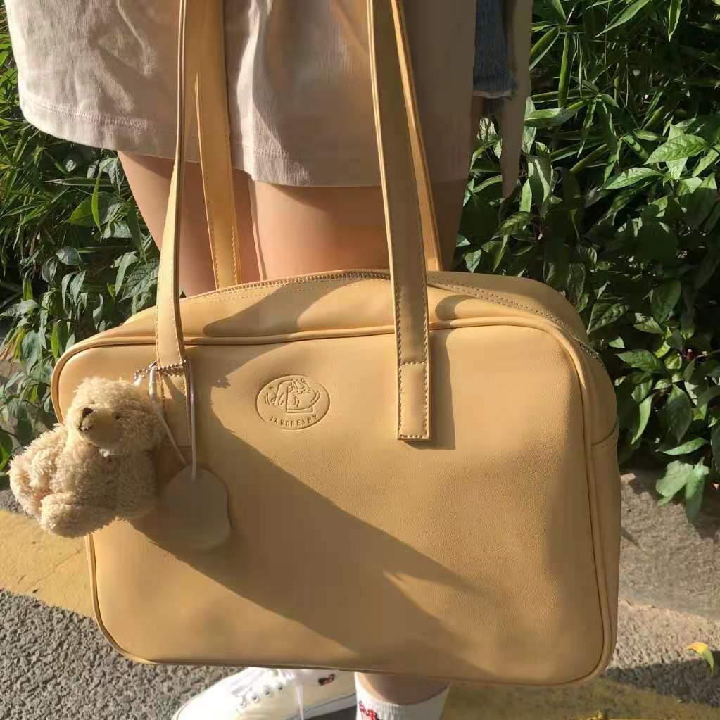 ♦☈☞Sera Your green IAC self-made Japanese and Korean college style commuter big bag college jk women s one-shoulder handbag female