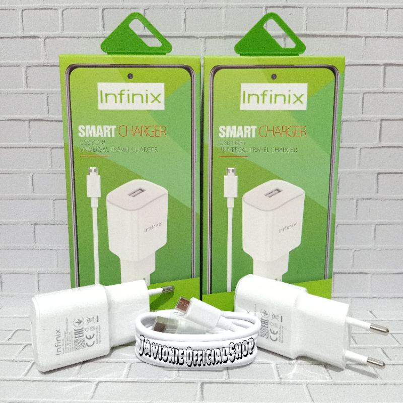 Charger Casan Cas HP INFINIX SMART 3 4 5 6 7 HD Nfc Plus ORI MICRO USB 2A 10W 18W Fast Charging oem