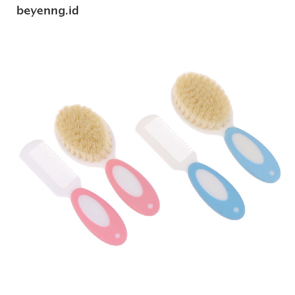 Beyen 2pcs/set Sikat Rambut Bayi Baru Lahir Lembut Portabel Bayi Anak Sisir Sikat Rambut Anak ID