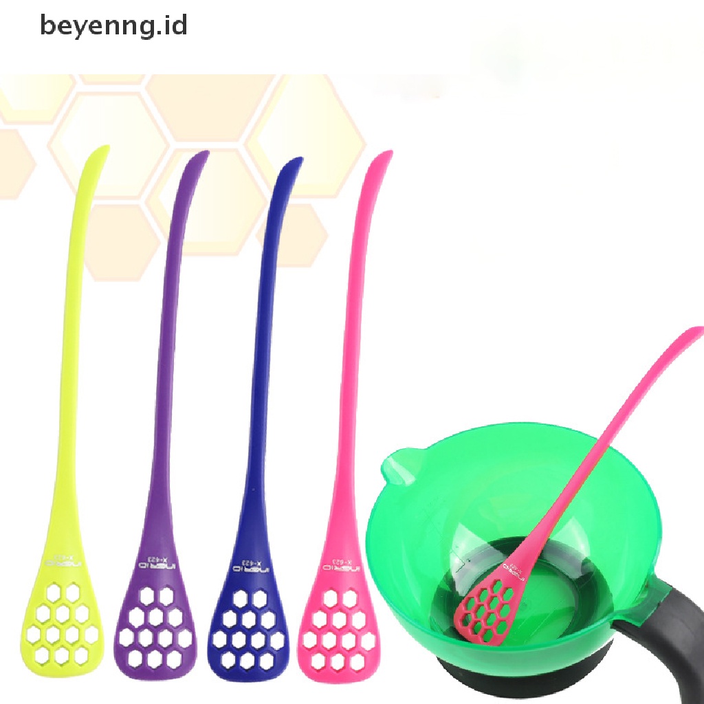 Beyen 1Pc Sikat Pewarna Rambut Salon Stirrer Dye Cream Whisk Pengaduk Pengaduk Warna Rambut Mixer ID