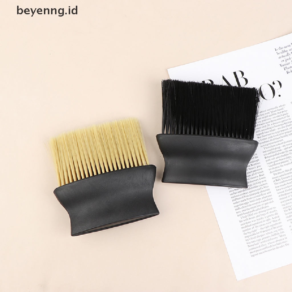 Beyen Professional Sikat Kemoceng Wajah Leher Lembut Barber Hair Clean Hairbrush Tools ID