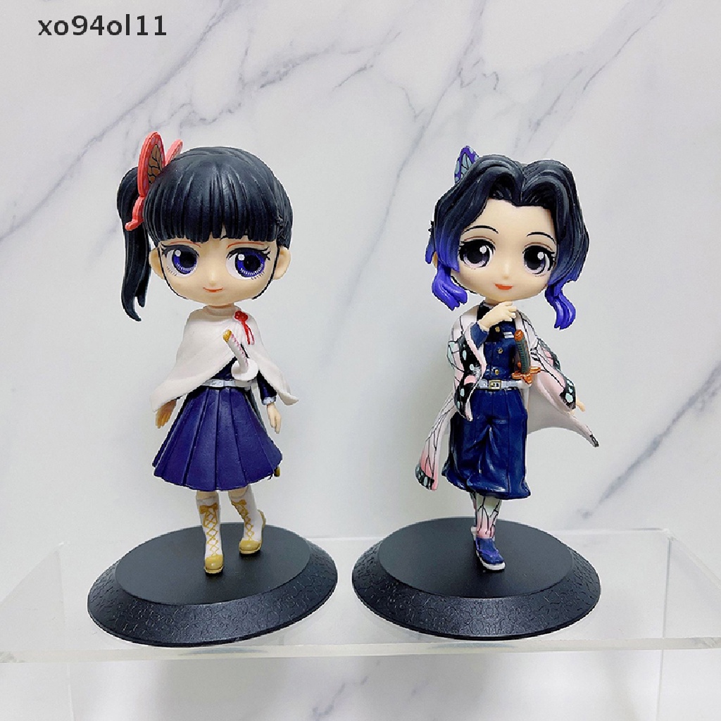 Xo Anime Demon Slayer Figure Nezuko Tanjirou Figural PVC Model Koleksi Mainan Hadiah OL