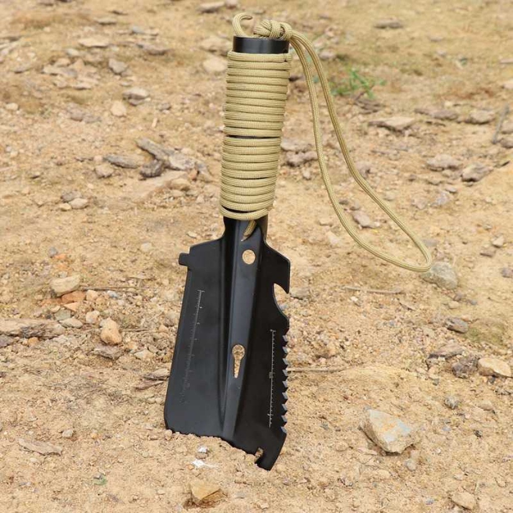 Sekop Mini Mulitfungsi Tactical Small Shovel Outdoor Camping Berkebun