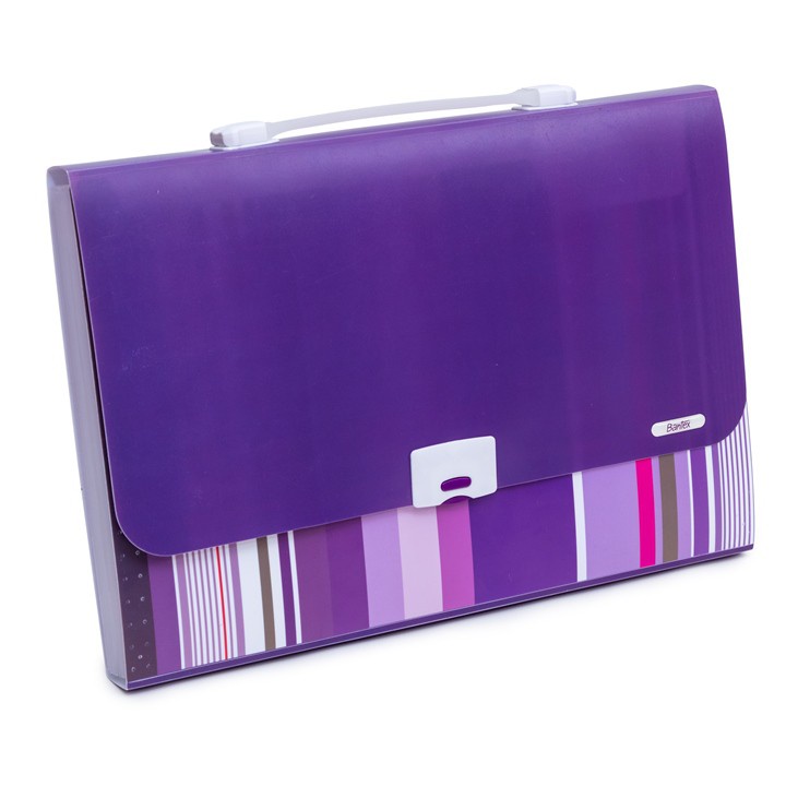 

Bantex Expanding File Map Tali Harmonika 13 Sekat Folio F4 Motif Fancy Lilac