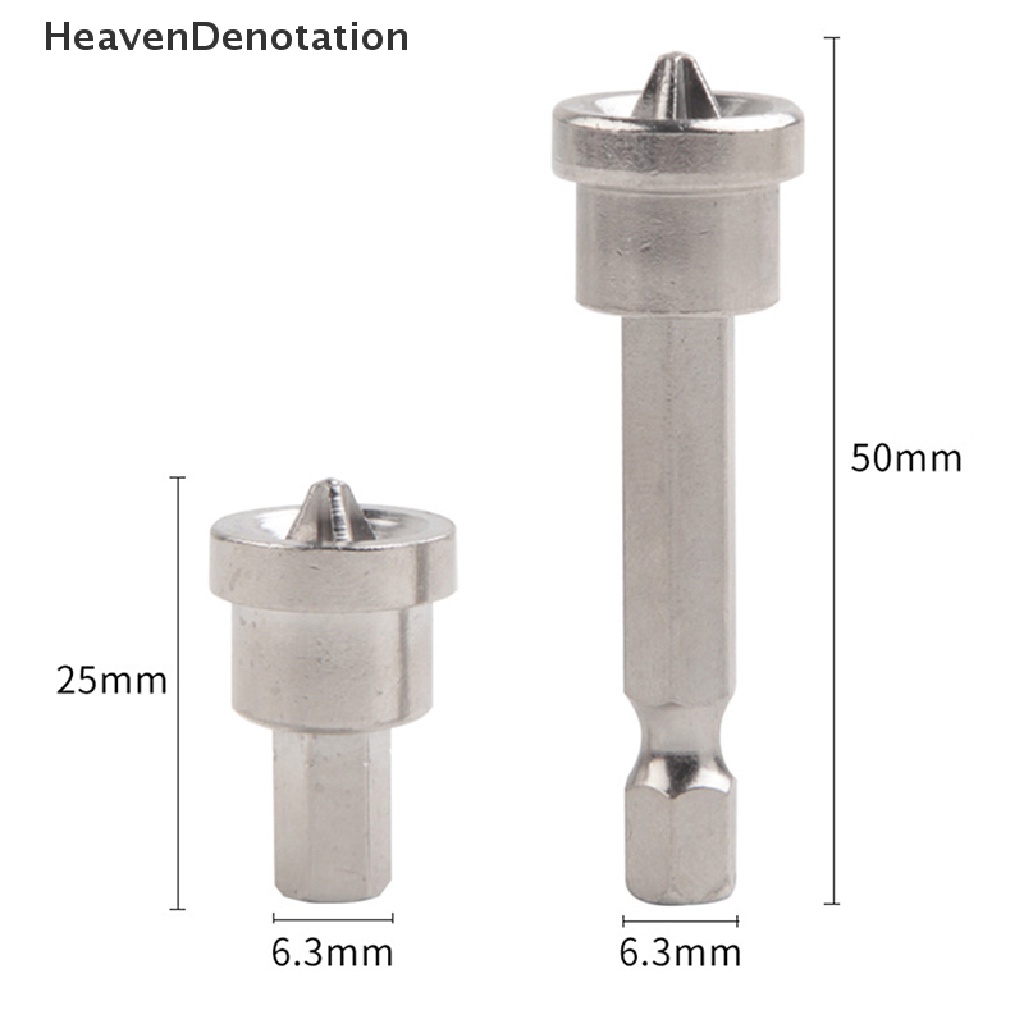 [HeavenDenotation] Mata Obeng Posisi Magnetik Woodworking Screw Hex Shank Bits New HDV