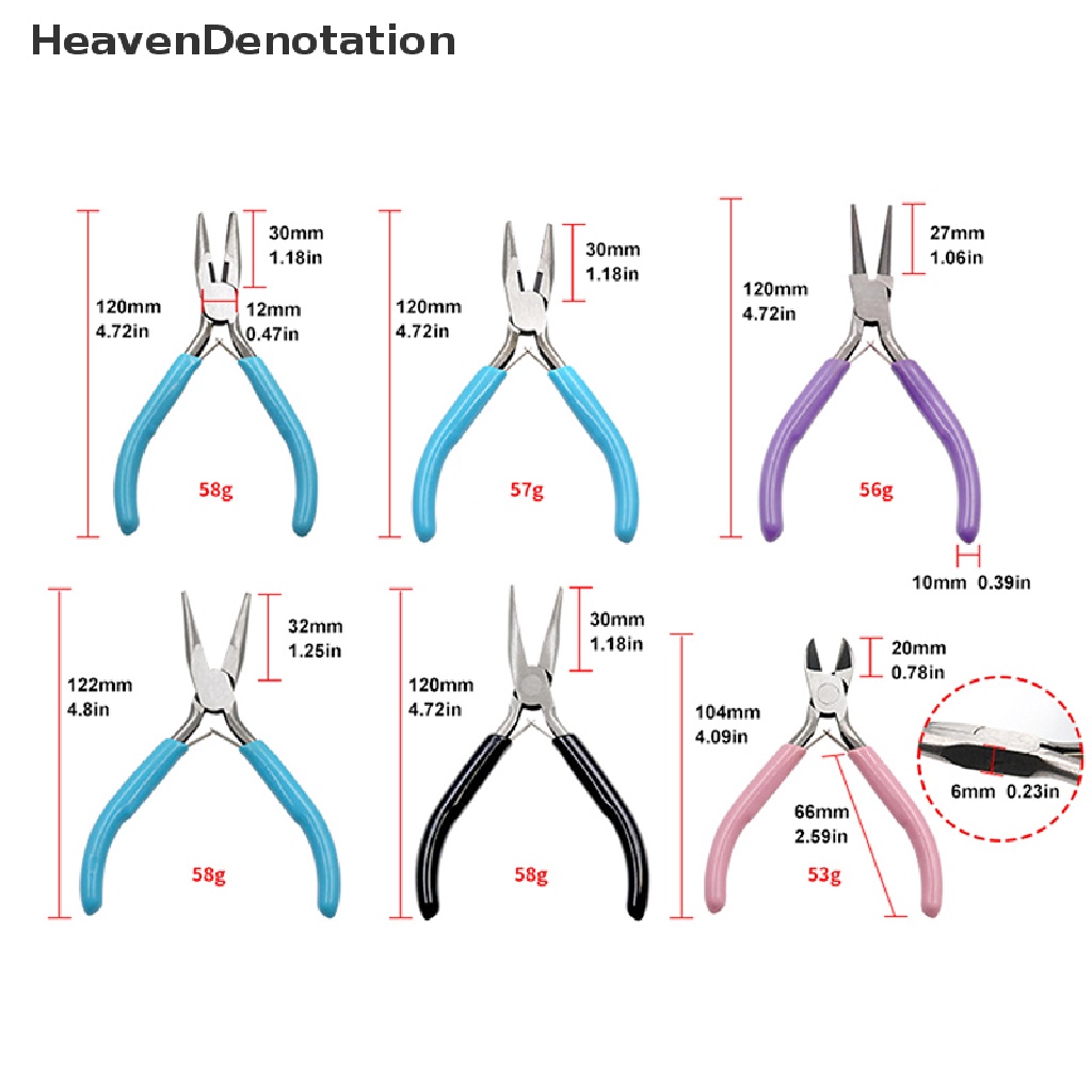 [HeavenDenotation] 1pc Perhiasan Tang Alat Peralatan End Cutg Wire Tang Hand Tools Untuk DIY HDV