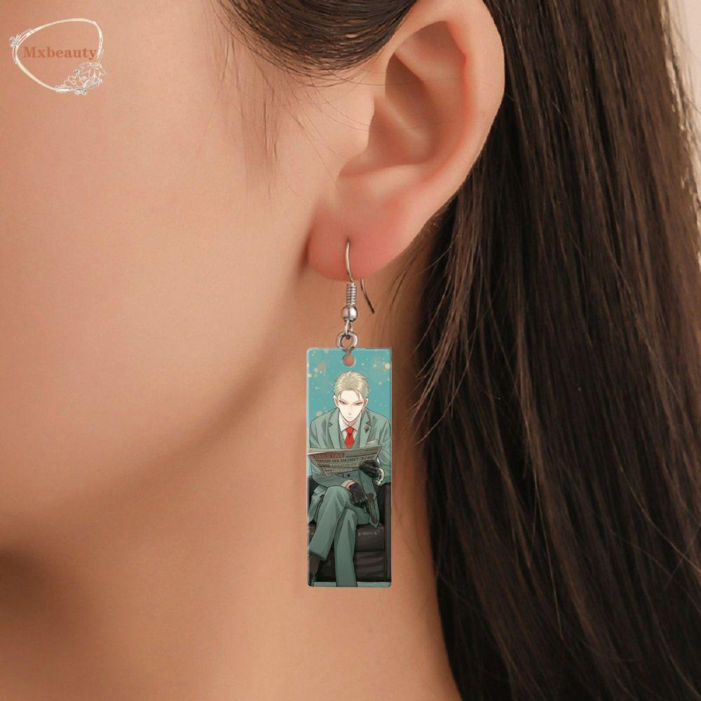 Mxbeauty Anting Anime Korea Trendy Elegan Lucu Untuk Perempuan Yor Forger Bond Bear Menjuntai Drop Earrings