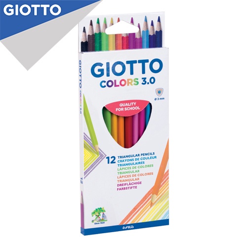 

Giotto Colors Pensil Warna Triangular 12 Warna