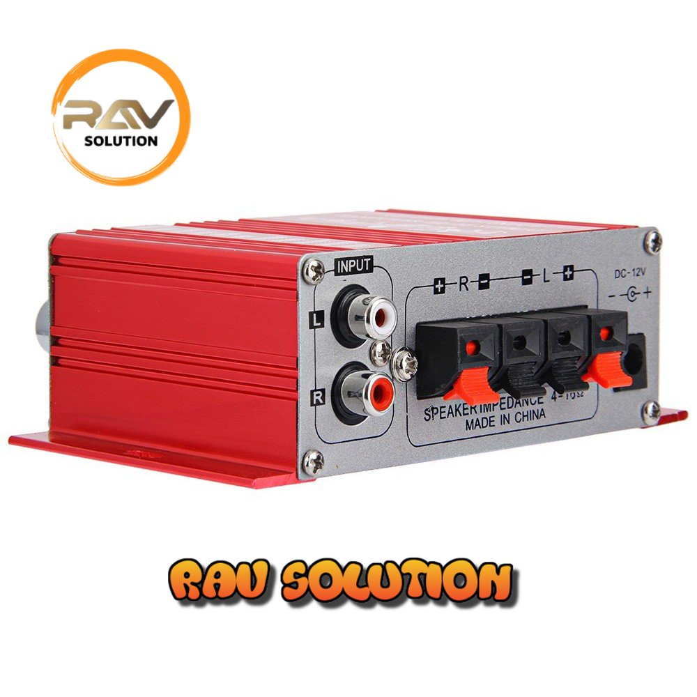 Hi-Fi Stereo Amplifier Speaker 2 channel 20W - SET A RAV SOLUTION