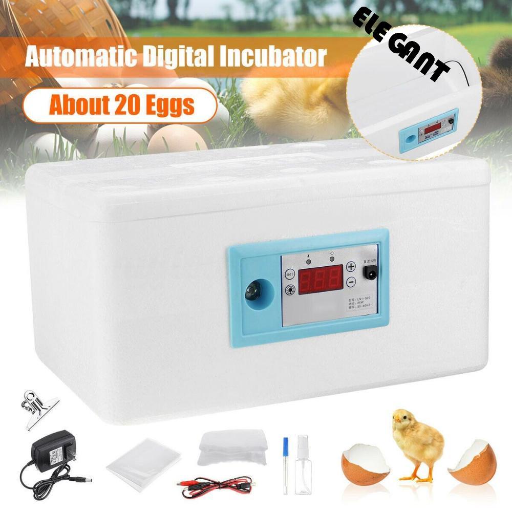 [Elegan] Tetas 20posisi Alat Tetas Pertanian Unggas Otomatis Egg Brooder
