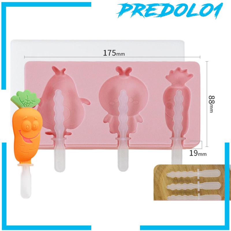 [Predolo1] Popsicle maker Untuk Rilis Kartun Removable Gambar Lucu Membuat Es