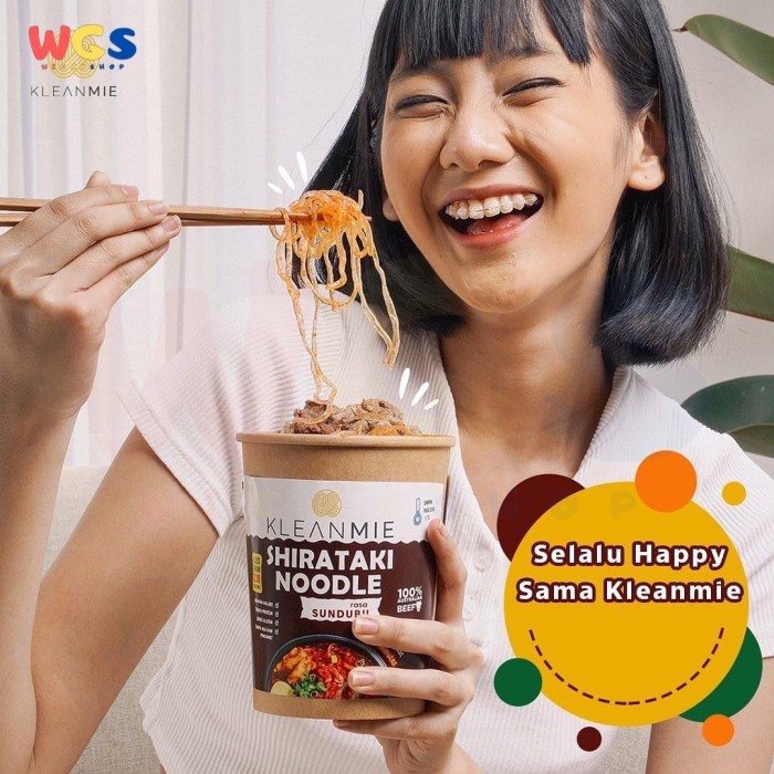 Kleanmie Shirataki Instant Noodle Rasa Sundubu Gluten Free No MSG 150g