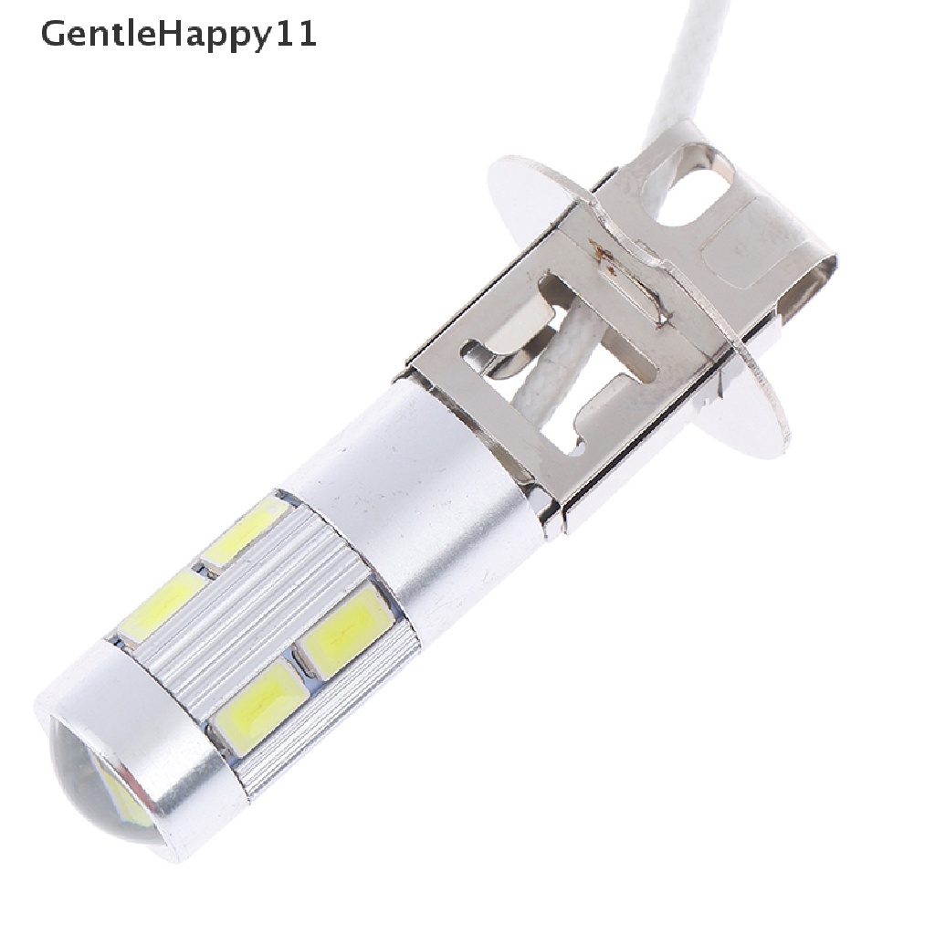 Lampu Bohlam LED Mobil GentleHappy 2X H3 50W 6000K High Power Putih id