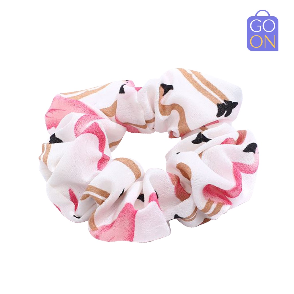 GO ONLINE Scrunchie - Kunciran Ikat Rambut Korea Cepol Hijab / Jilbab [Gratis Ongkir / Cod]